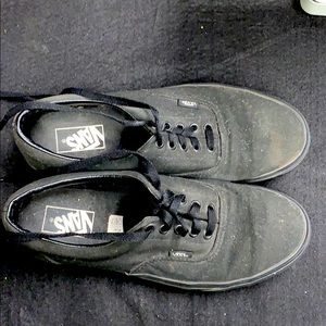 Almost New All Black Vans